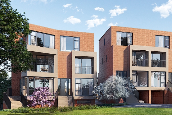 CGI of New Build Properties by LonPro - St Margaret's Avenue, Totteridge, North London