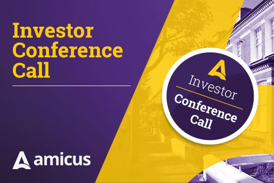 Amicus Investor Conference Call