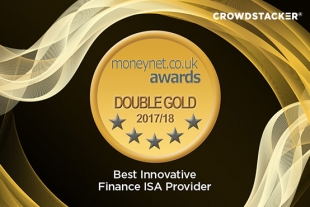 Voted Best IFISA Provider 2018 in the Moneynet Awards - Crowdstacker Innovative Finance ISA